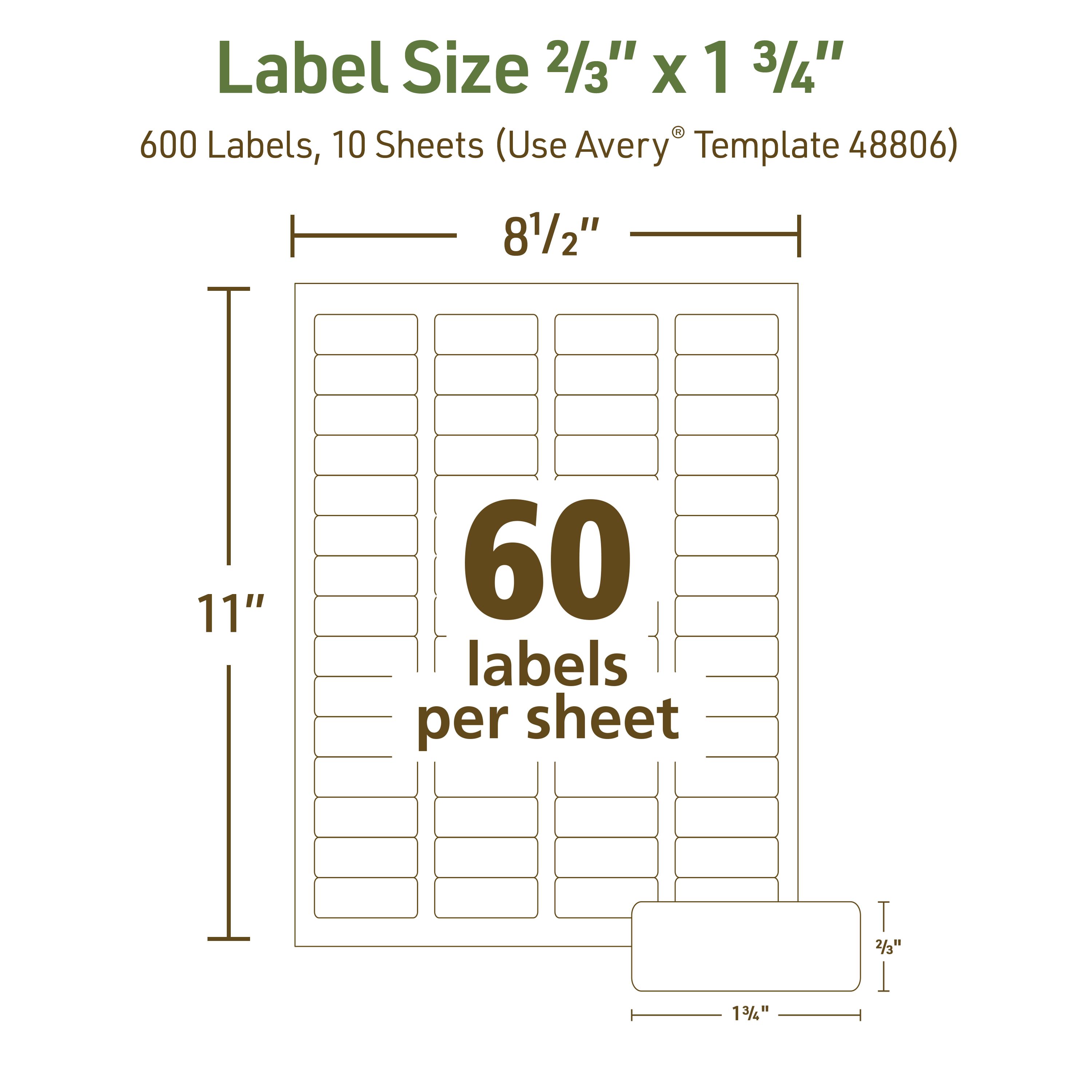 クローバーページ EcoFriendly Address Labels, 2/3